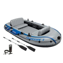 BATEAU GONFLABLE INTEX EXCURSION 4 + 2 AVIRONS + GONFLEUR -Railblaza Boutique bateau gonflable intex excursion 4 2 avirons gonfleur 2