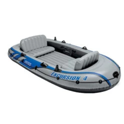BATEAU GONFLABLE INTEX EXCURSION 4 + 2 AVIRONS + GONFLEUR -Railblaza Boutique bateau gonflable intex excursion 4 2 avirons gonfleur 4