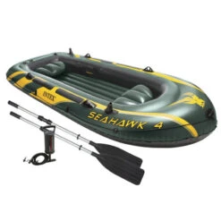 BATEAU GONFLABLE INTEX SEAHAWK 4 + 2 RAMES + GONFLEUR -Railblaza Boutique bateau gonflable intex seahawk 4 2 rames gonfleur 6