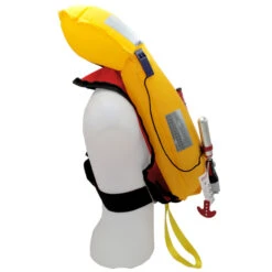 GILET DE SAUVETAGE GONFLABLE AUTOMATIQUE ORANGE MARINE 170N AVEC HARNAIS ESSENTIAL ROUGE -Railblaza Boutique gilet de sauvetage gonflable automatique orange marine 170n avec harnais essential rouge 5