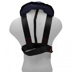 GILET DE SAUVETAGE GONFLABLE MANUEL ORANGE MARINE 170N AVEC HARNAIS ESSENTIAL NAVY -Railblaza Boutique gilet de sauvetage gonflable manuel orange marine 170n avec harnais essential navy 2