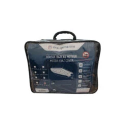 HOUSSE BATEAU MOTEUR BLEU ORANGEMARINE Pour Un Bateau De 400 à 430 Cm De Long X 180 Cm - BLEU -Railblaza Boutique housse bateau moteur bleu orangemarine pour un bateau de 400 a 430 cm de long x 180 cm bleu 2