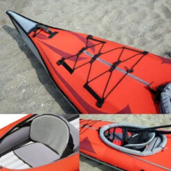 KAYAK GONFLABLE ADVANCED ELEMENTS FRAME CONVERTIBLE ELITE ROUGE -Railblaza Boutique kayak gonflable advanced elements frame convertible elite rouge 4