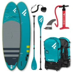 PADDLE FANATIC FLY AIR 9.8 PREMIUM GONFLABLE + PAGAIE CARBONE C35 COMPLET -Railblaza Boutique paddle fanatic fly air 98 premium 2022 gonflable pagaie carbone c35 complet 1