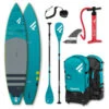 PADDLE FANATIC RAY AIR 12.6x32 PREMIUM GONFLABLE + PAGAIE CARBONE C35 COMPLET -Railblaza Boutique paddle fanatic ray air 126x32 premium 2022 gonflable pagaie carbone c35 complet
