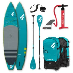 PADDLE FANATIC RAY AIR 13.6x35 PREMIUM 2022 GONFLABLE + PAGAIE CARBONE C35 COMPLET -Railblaza Boutique paddle fanatic ray air 136x35 premium 2022 gonflable pagaie carbone c35 complet 1