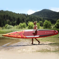 PADDLE GONFLABLE AQUA MARINA RACE 14.0 2023 -Railblaza Boutique paddle gonflable aqua marina race 140 2022 4