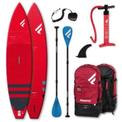 PADDLE GONFLABLE FANATIC RAY AIR 12.6 X 32 PURE ROUGE 2022