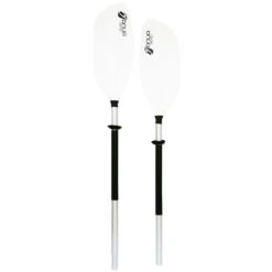 PAGAIE KAYAK AQUADESIGN WHITE 2 PARTIES 215CM -Railblaza Boutique pagaie kayak aquadesign white 2 parties 215cm 4