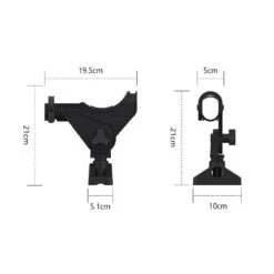 Porte Canne Ajustable - Seaflo -Railblaza Boutique porte canne ajustable seaflo 4