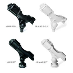 PORTE CANNE RAILBLAZA Kit Noir -Railblaza Boutique porte canne railblaza kit noir 2