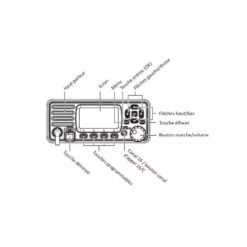 VHF Fixe WP250 - ORANGEMARINE -Railblaza Boutique vhf fixe wp250 orangemarine 13