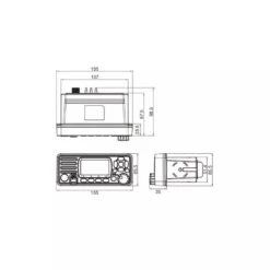VHF Fixe WP250 - ORANGEMARINE -Railblaza Boutique vhf fixe wp250 orangemarine 14